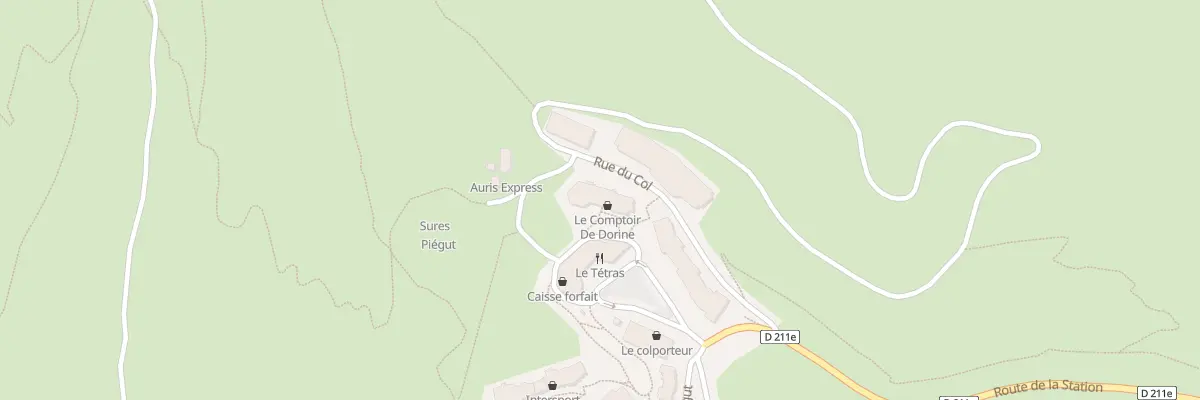 Plan du 8 Che du Front de Neige à Auris