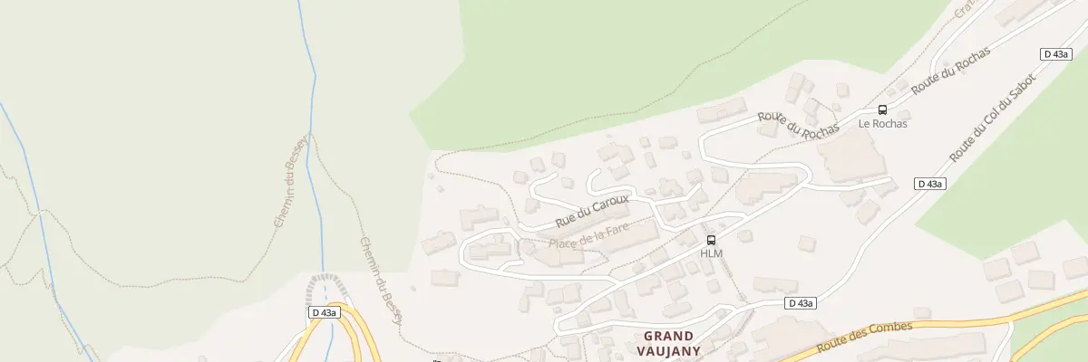 Plan du 45 Rue du Caroux à Vaujany