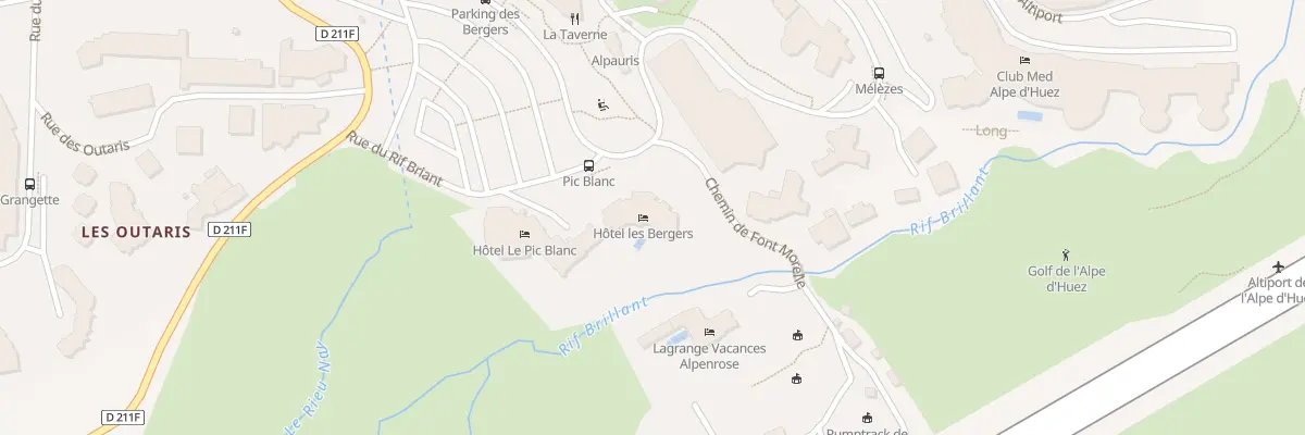 Plan du 336 Av des Marmottes à Huez