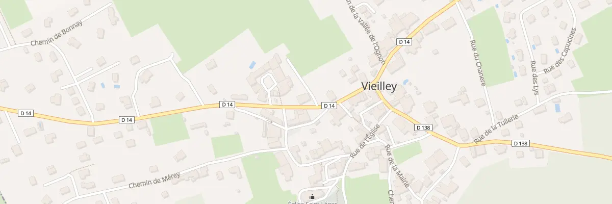 Plan du 19 Rue du Gal Charles de Gaulle à Vieilley