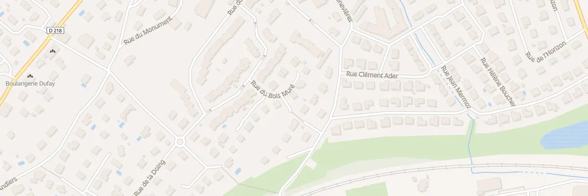 Plan du 58 Rue du Bois Muré à Thise