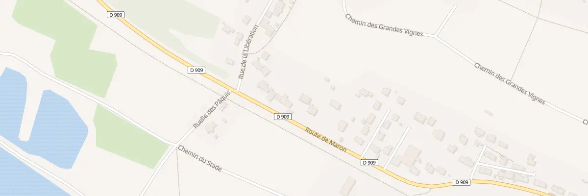 Plan du 1110 Rte de Maron à Chaligny