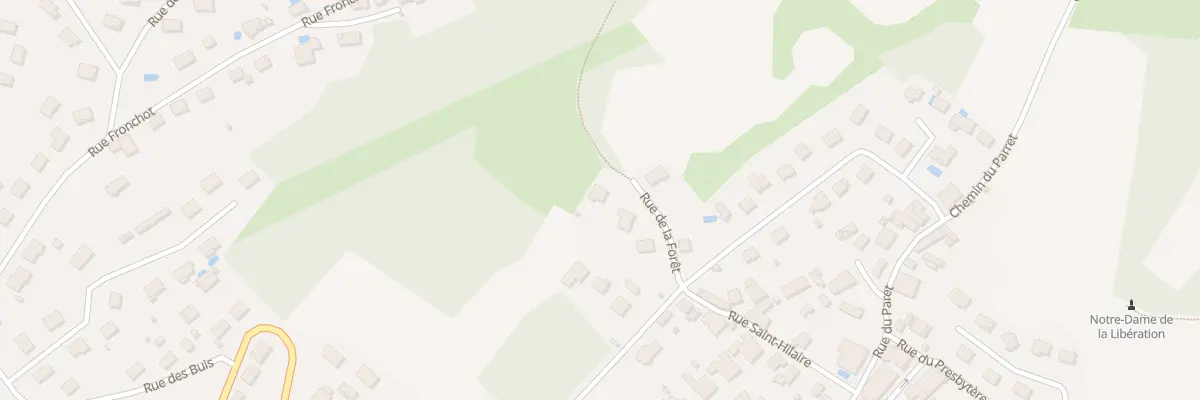 Plan du 7 Rue de la Forêt à Thise