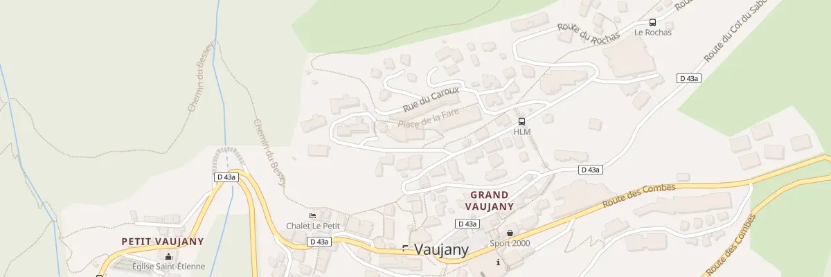Plan du 4 Pl de la Fare à Vaujany