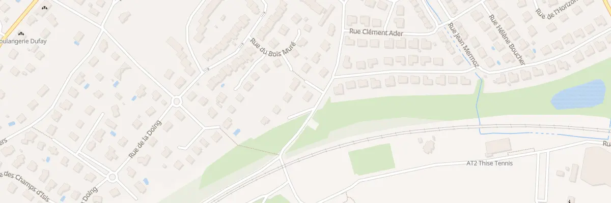 Plan du 20 Rue des Chenevières à Thise