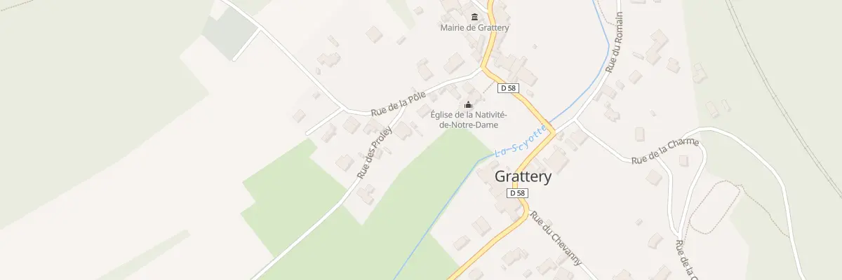 Plan du 22 Rue des Proley à Grattery