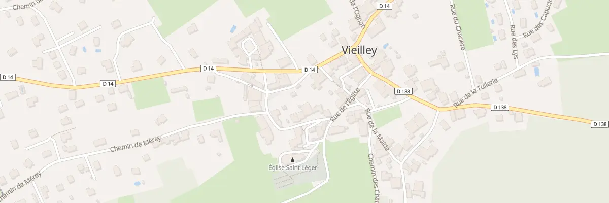 Plan du 5 Rue de la Cure à Vieilley