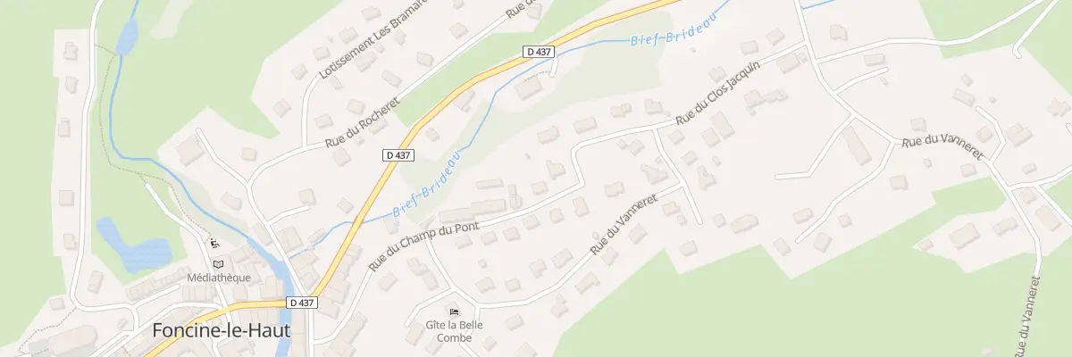 Plan du 11 Rue du Champ du Pont à Foncine-le-Haut