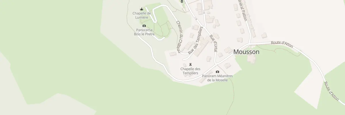 Plan du 7 Rue des Templiers à Mousson