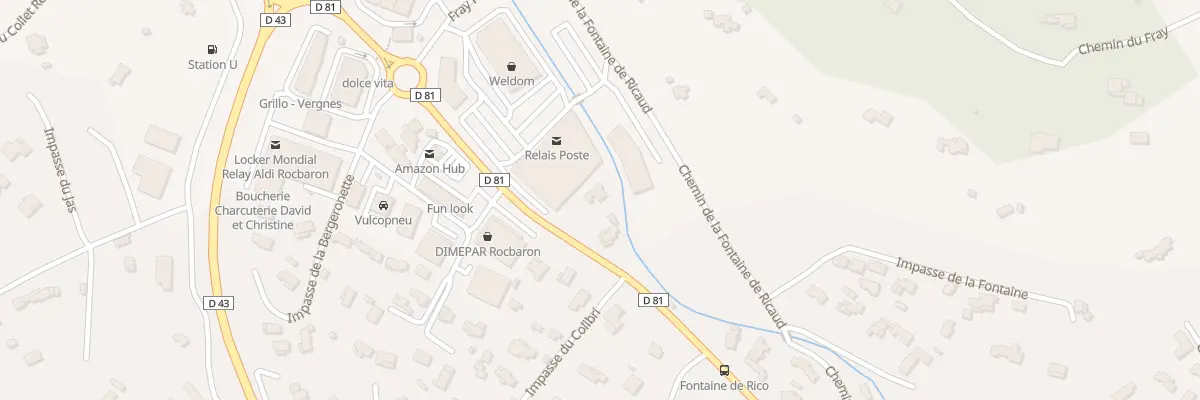 Plan du 1418 Rte de Gareoult à Rocbaron
