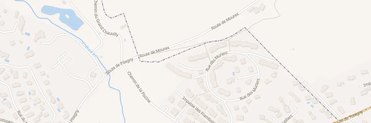 Plan du 424 Rue des Muriers à Cessy