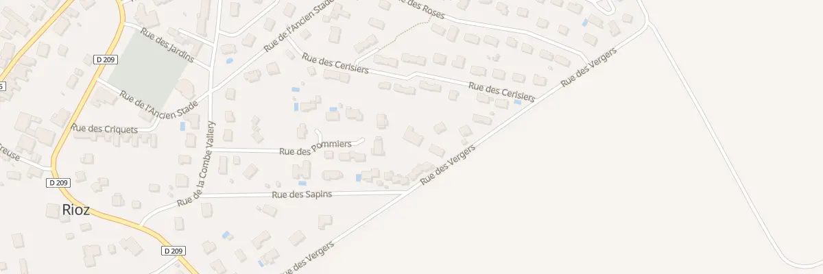 Plan du 15 Rue des Vergers à Rioz
