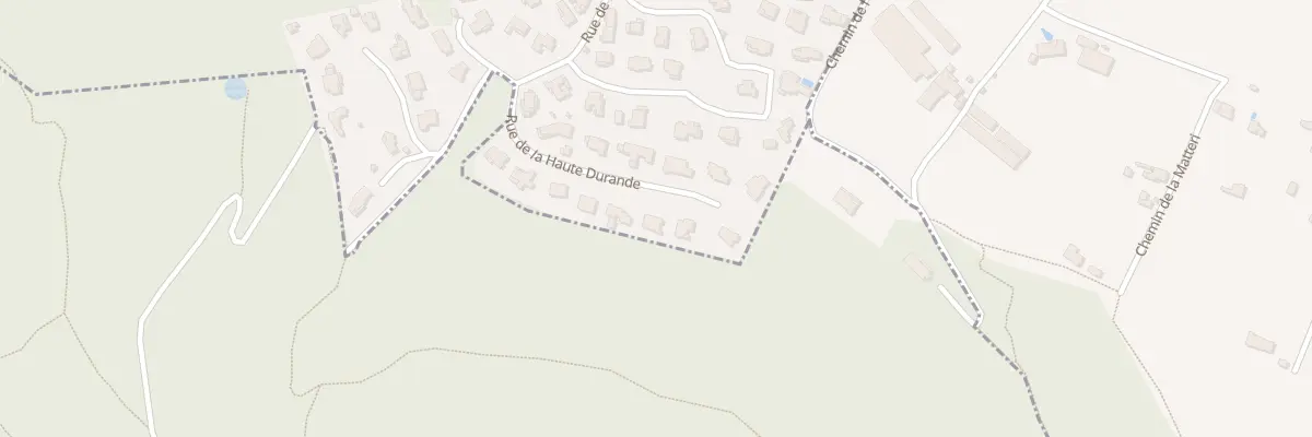 Plan du 590 Rue de la Hte Durande à La Crau