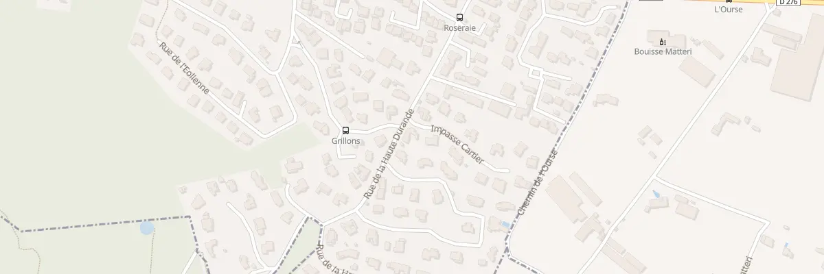 Plan du 241 Rue de la Hte Durande à La Crau