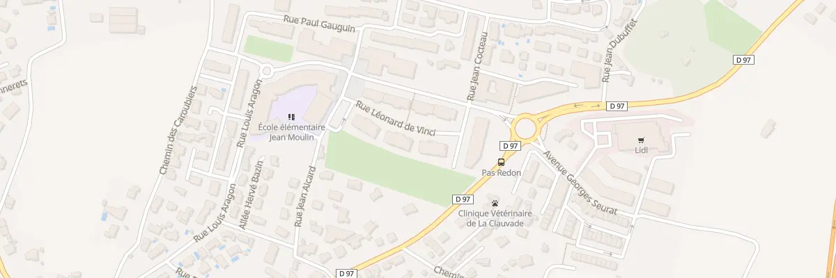 Plan du 115 Rue Léonard de Vinci à Cuers
