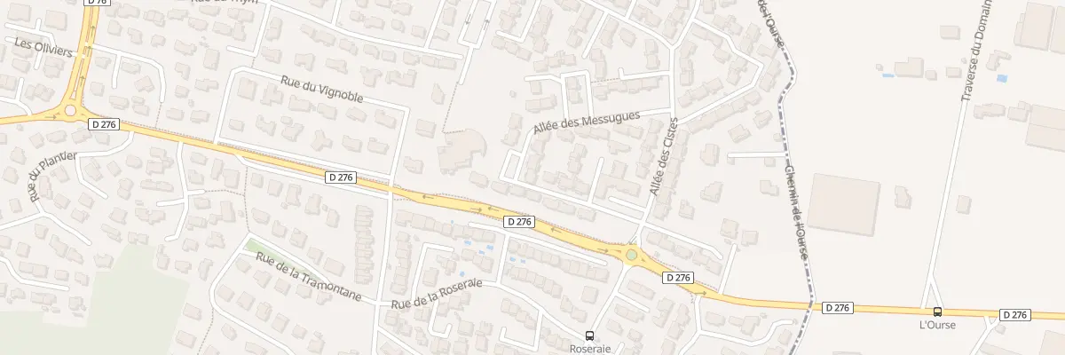 Plan du 7 All Messugues à La Crau