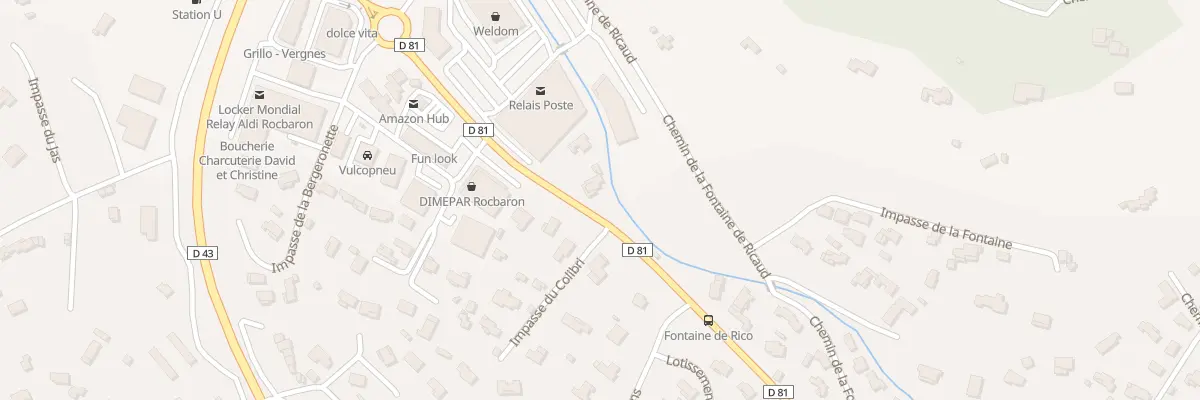 Plan du 1410 Rte de Gareoult à Rocbaron