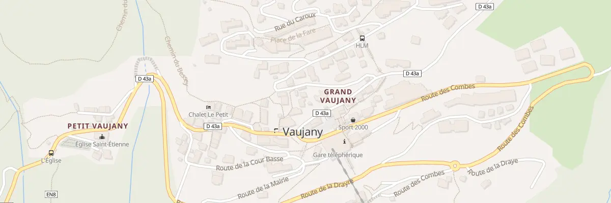 Plan du 8 Chem de l’Etendard à Vaujany