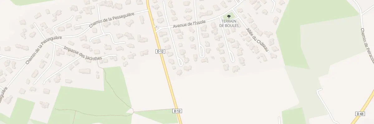 Plan du 107 All des Rossignols à Forcalqueiret