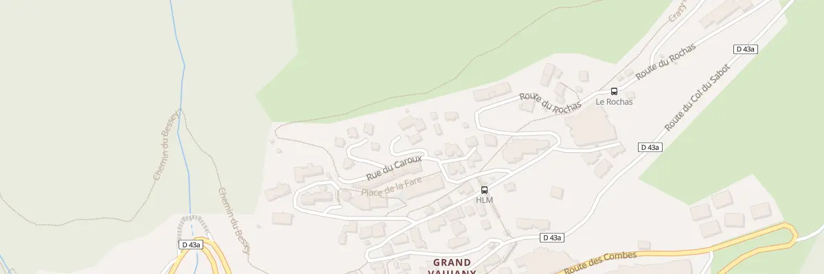 Plan du 35 Rue du Caroux à Vaujany