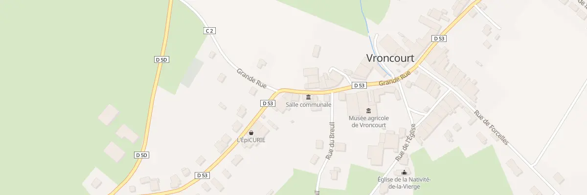 Plan du 7A Gr Grande Rue à Vroncourt