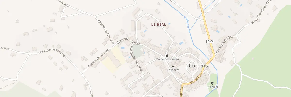 Plan du 17F Rue de l’Eglise à Correns