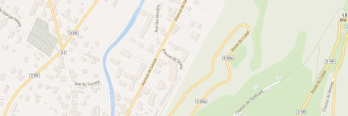 Plan du 22C Av de Savoie à Allevard