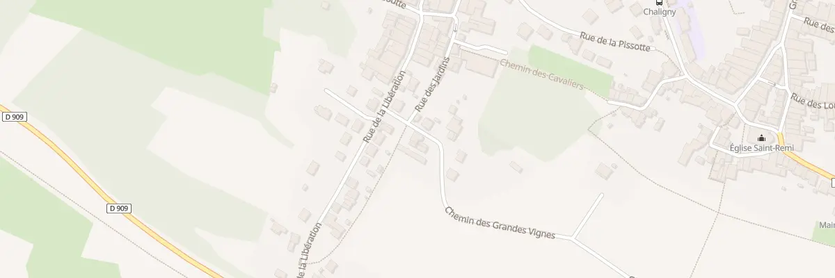 Plan du 60 Che des Grandes Vignes à Chaligny