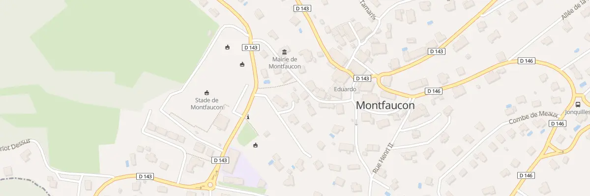Plan du 3 All des Vergers à Montfaucon
