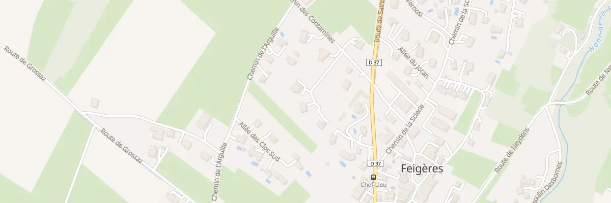 Plan du 110 All sous les Prés à Feigères