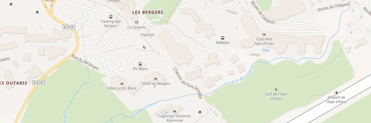 Plan du 35 Che Font - Morelle à Huez