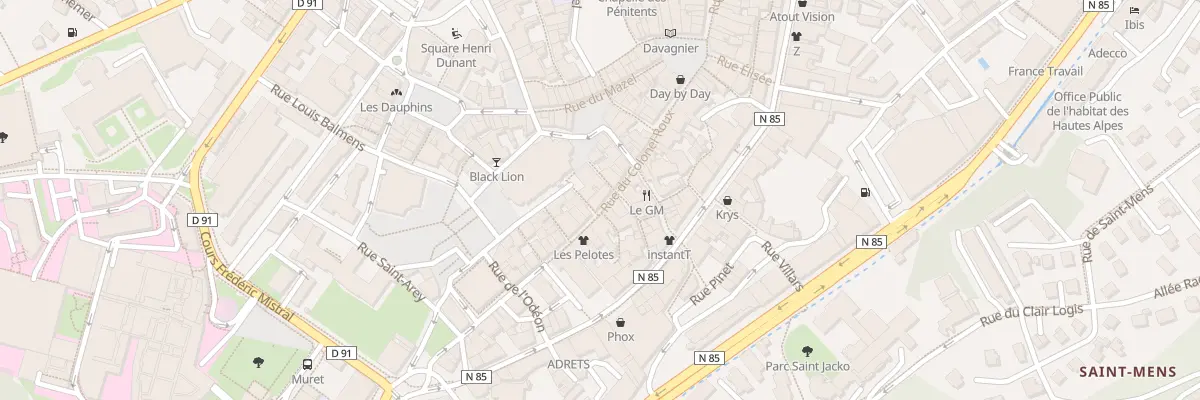 Plan du 20 Rue Colonel Roux à Gap