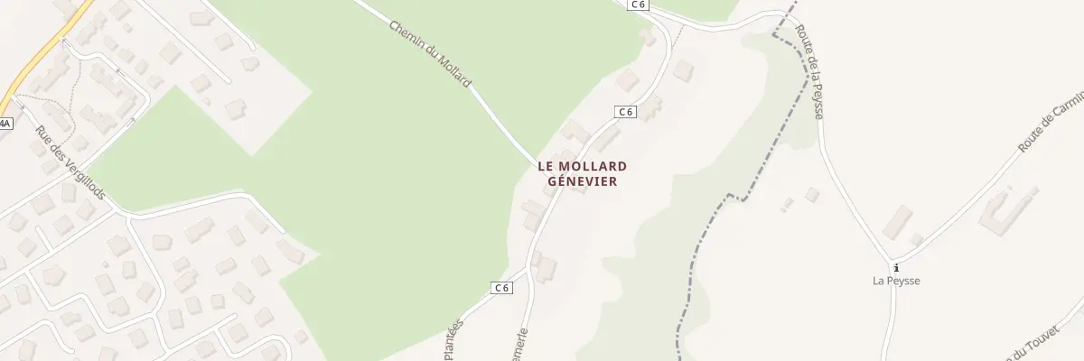 Plan du 234 Che du Crêt à La Chavanne