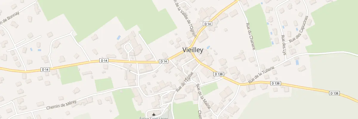 Plan du 36 Rue du Gal Charles de Gaulle à Vieilley