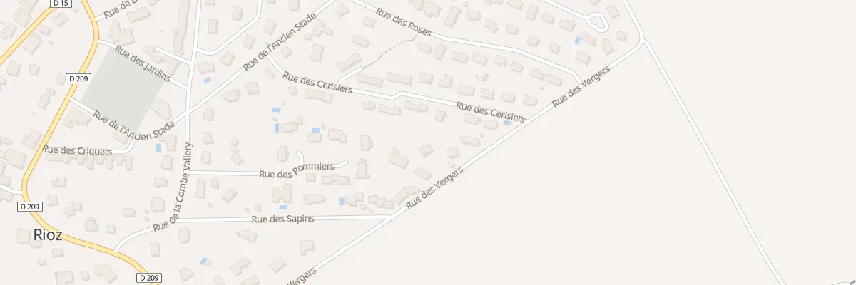Plan du 19 Rue des Vergers à Rioz