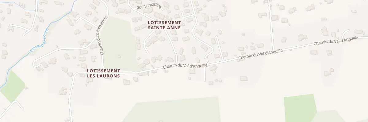 Plan du 6418 Sainte Anne au Val