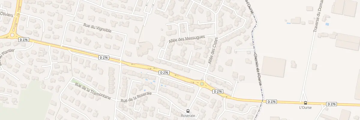 Plan du 3 All Messugues à La Crau