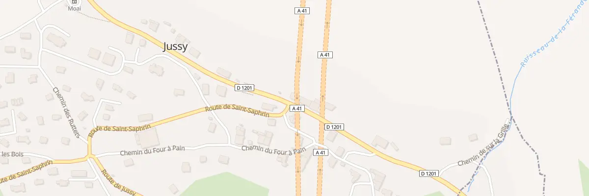 Plan du 336 Rte d’Annecy à Andilly