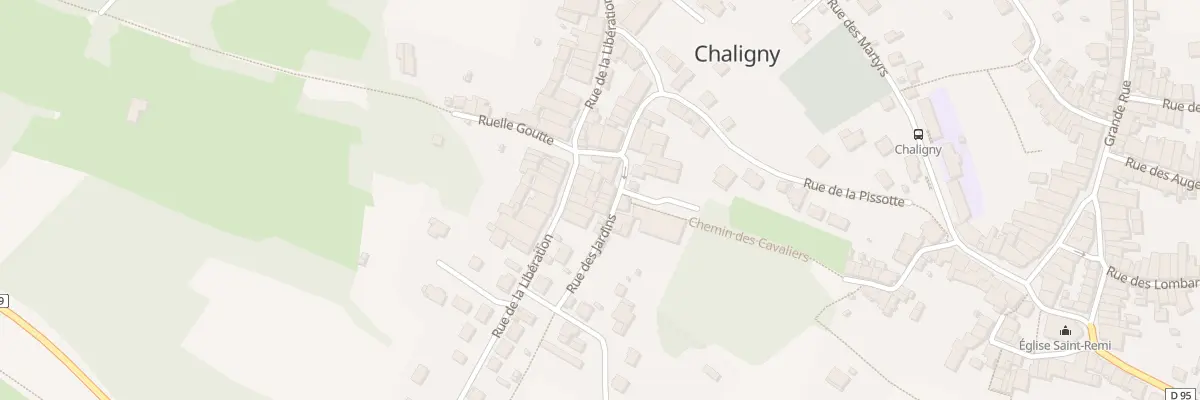 Plan du 4 Rue des Jardins à Chaligny