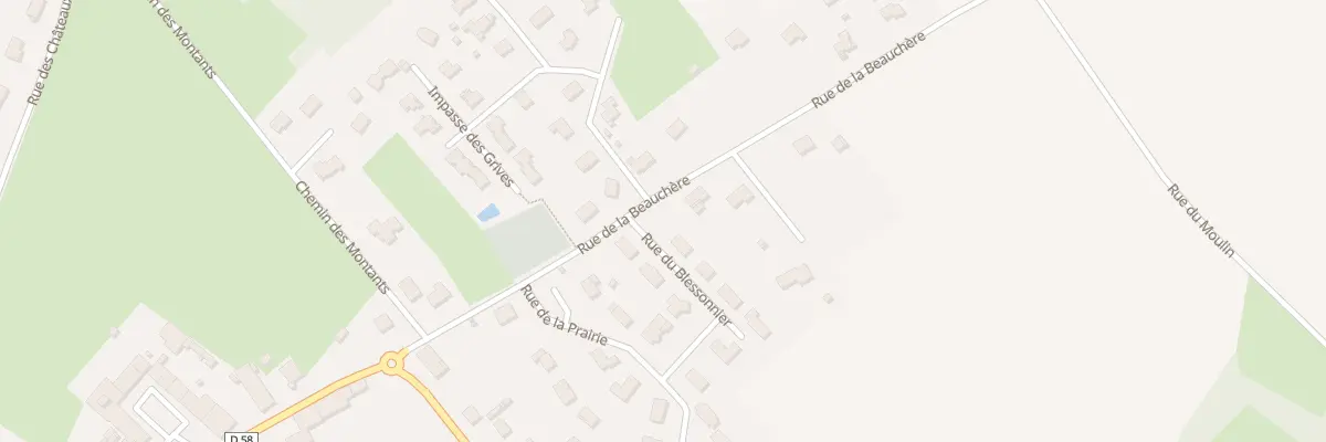 Plan du 1 Rue du Blessonnier à Montigny-lès-Vesoul
