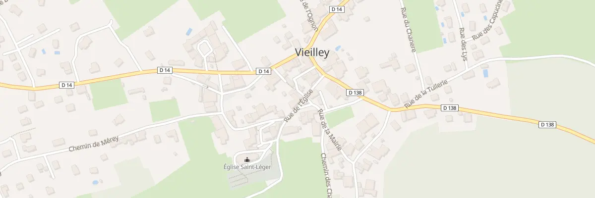 Plan du 6 Rue de l’Eglise à Vieilley