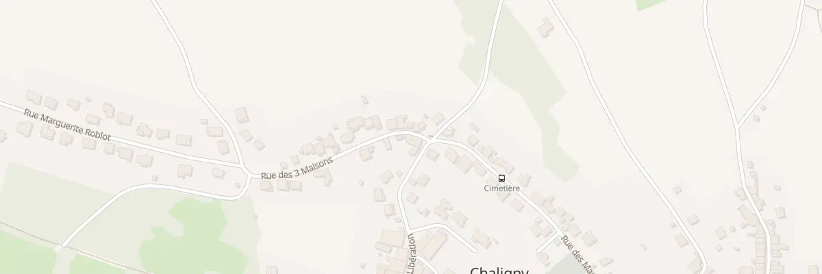 Plan du 3 Rue des Trois Maisons à Chaligny