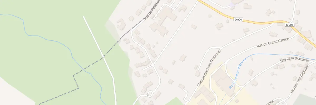 Plan du 11 Rue Petit Barmont à Vézelise