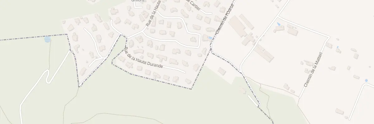 Plan du 611 Rue de la Hte Durande à La Crau