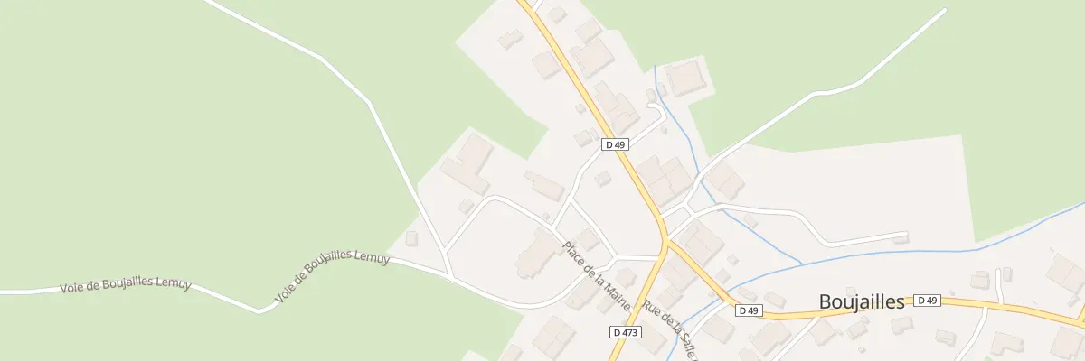 Plan du 2 Pl de la Mairie à Montgesoye