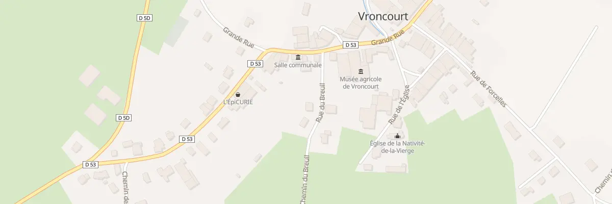 Plan du 4 Rue du Breuil à Vroncourt