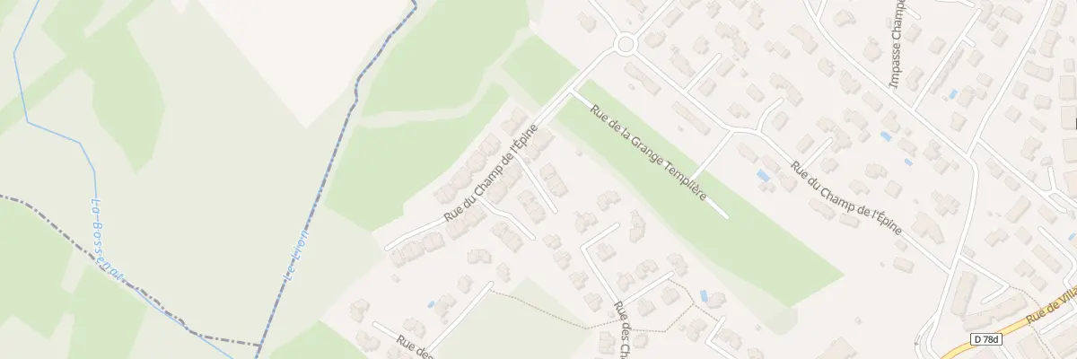 Plan du 579 Rue du Champ de l’Épine à Ornex
