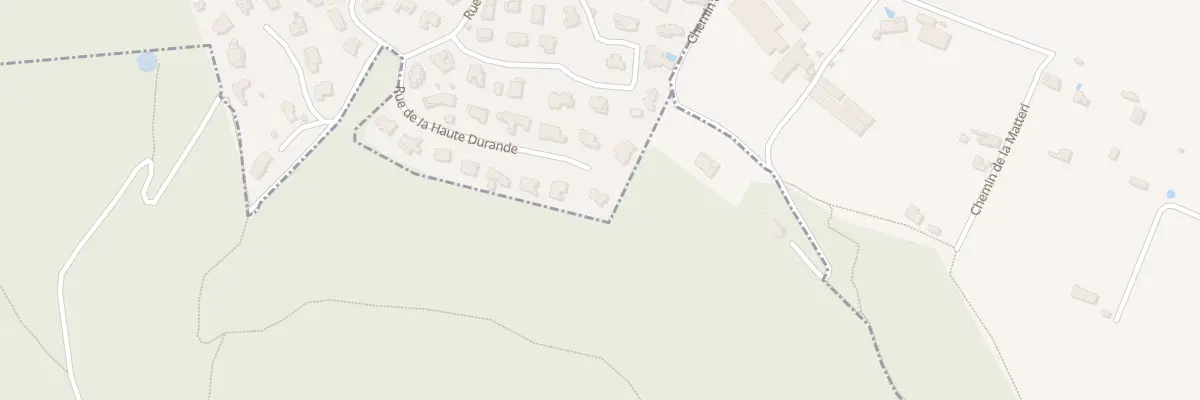 Plan du 632 Rue de la Hte Durande à La Crau