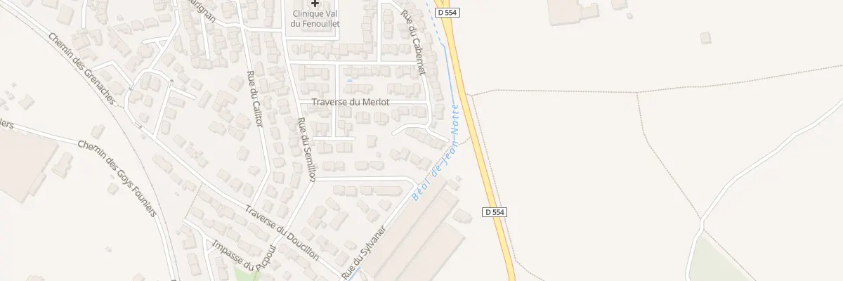 Plan du 297 Rue du Cabernet à La Crau
