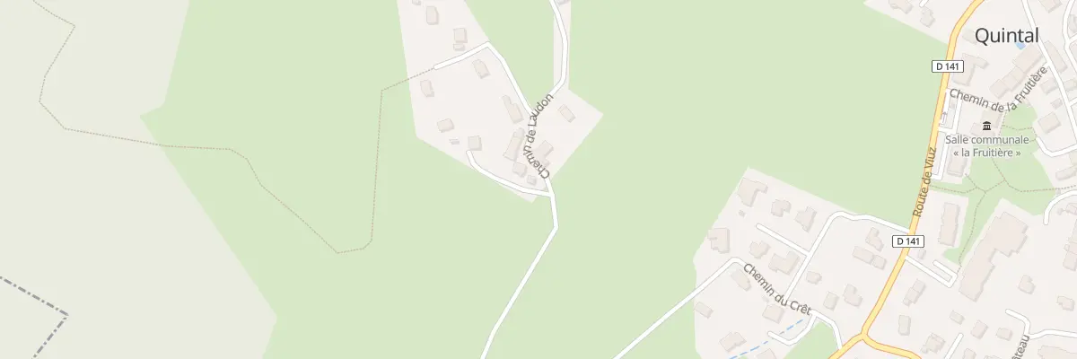 Plan du 794 Che de Laudon à Quintal